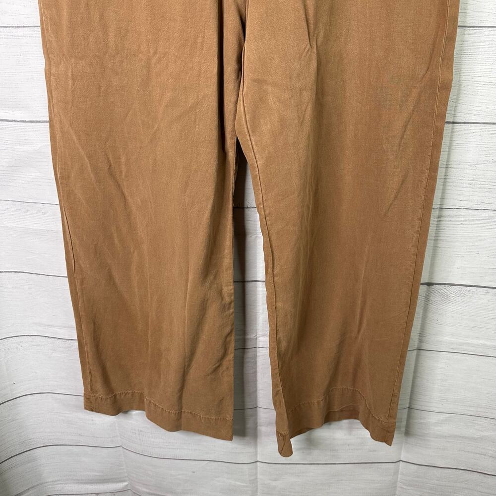 Kut From the Kloth size 8 Charlotte Crop Wide Leg Trouser Pants Linen Blend NEW - Picture 4 of 9